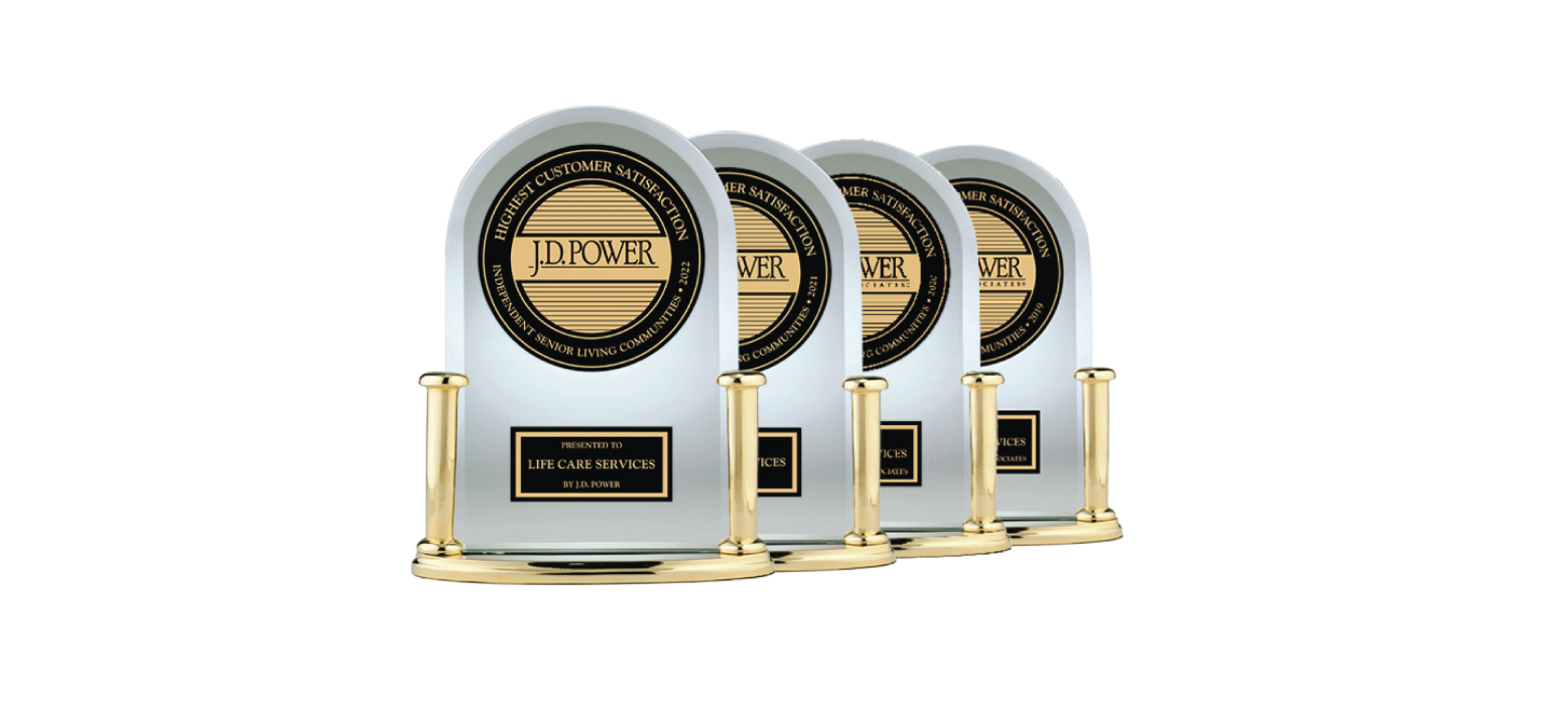 4 consecutive JD Power awards for Life Care Services