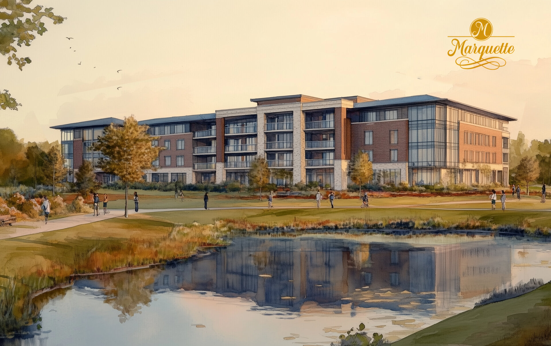 Marquette Senior Living expansion rendering