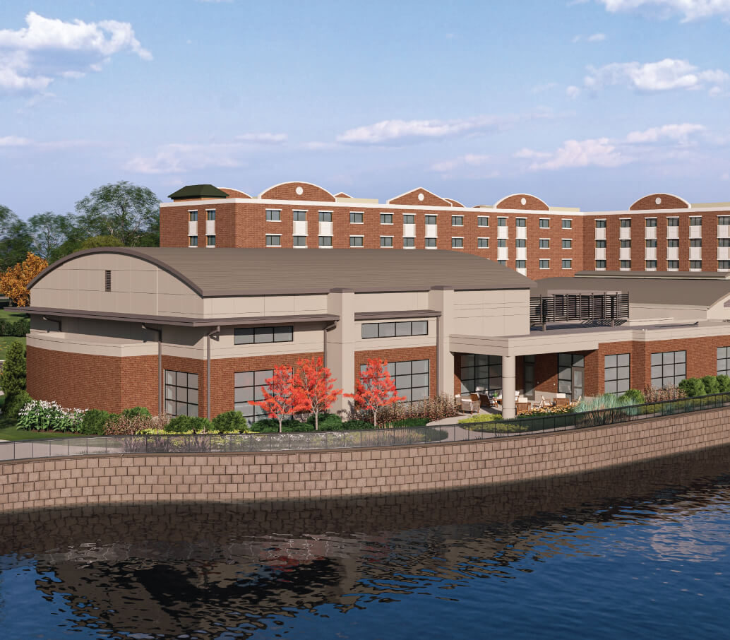 commons patio rendering